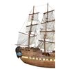 Image 3 : Vintage Hand Made & Painted Wooden Model Ship