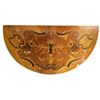Image 2 : Vintage Inlay Folding Games Table With Leather Interior Top