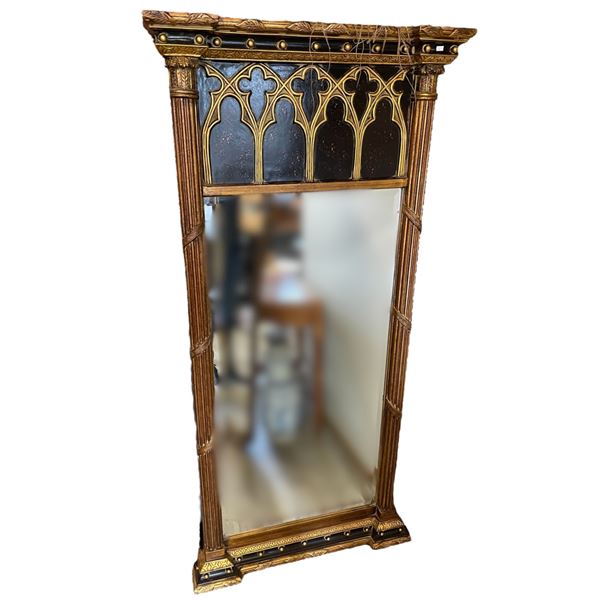 20th Century Reproduction Pier Style Bevelled Glass Mirror