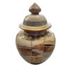 Image 1 : Vintage Lidded Porcelain Hand Painted Bilwan Vase