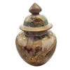 Image 2 : Vintage Lidded Porcelain Hand Painted Bilwan Vase