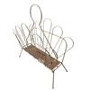 Image 2 : 2x Vintage Mid Century Modern Collectibles: Magazine Holder & Plant Stand