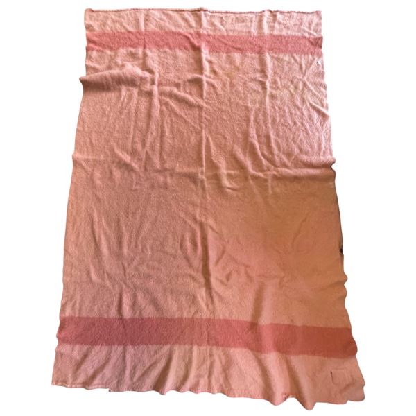 Vintage Trapper Point 3 1/2 Stripe Wool Blanket