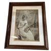 Image 1 : Vintage Framed "The Lost Chord" Alf Cooke Queen's Printer Leeds With Burgon & Co's Compliments