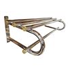 Image 1 : Vintage Chrome Precision Manufacturing Towel Rack Off A Train