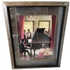 Image 1 : Large Framed Piano Jazz Print