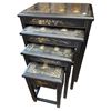 Image 1 : Vintage 4x Piece Asian Nesting Tables