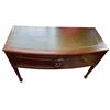 Image 1 : Vintage Leather Top Bow Front Desk