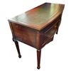 Image 2 : Vintage Leather Top Bow Front Desk