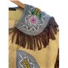 Image 2 : Antique Louis E. Stilz & Bro Philadelphia First Nations Inspired Beaded Clothing : Jacket & Pants