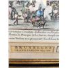 Image 2 : 1686 Bruxelles Grand Sablon Hand Painted Paper Etching Print