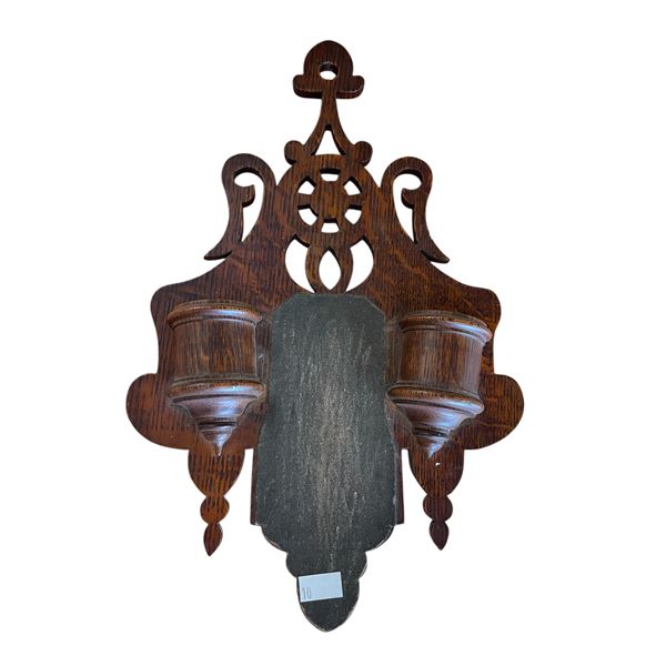 Antique Quartersawn Oak Wall Match Striker