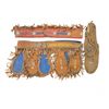 Image 1 : 2x Vintage First Nations Inspired Ceremonial Beaded Belts (1 Tagged Jr. Sagamore) & Moccasins