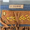Image 2 : 2x Vintage First Nations Inspired Ceremonial Beaded Belts (1 Tagged Jr. Sagamore) & Moccasins