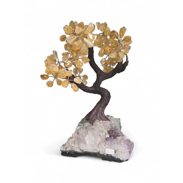 Amethyst & Quartz Bonsai Tree