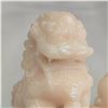 Image 3 : 2x Vintage Soapstone Carved Foo Dogs
