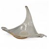 Image 1 : Vintage Twisted End Glass Center Piece Bowl