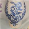 Image 2 : Antique Hand Painted Stoneware Pitcher Marked 3I