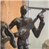 Image 2 : 2x Vintage Bronze Figural Band Members: Trumpet & Mandolin