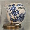 Image 3 : Vintage Delft Blue Hand Painted Amphora Holland Biscuit Jar