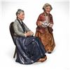 Image 1 : 2x Vintage Royal Doulton Porcelain Figurines: Teatime & The Cup Of Tea