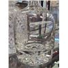 Image 3 : 2x Vintage Decanters: Crystal & Artist Signed Glass