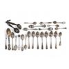 Image 1 : 400 Grams Of Assorted Silver Spoons: Sterling, Mexican 925, 800, Lion Marked