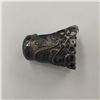 Image 2 : 2x Sterling Silver Items: Taxco Sterling Thimble & Curb Link Bracelet