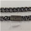 Image 3 : 2x Sterling Silver Items: Taxco Sterling Thimble & Curb Link Bracelet