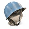 Image 1 : Vintage 1970's NATO Peace Keeper's Blue Protective Helmet