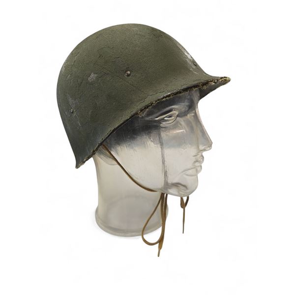 Vintage Military Helmet With Liner