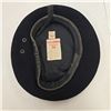 Image 3 : 2x Vintage Beret Hats: Eulan & Fleur De Lis With Military Badge
