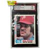 Image 1 : KSA 4 VGE Graded Pete Rose All Star 1982 Topps Baseball Card