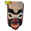 Image 1 : Vintage Stevie Charlie Signed First Nations Hand Carved & Painted Wolf Mask