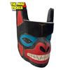 Image 1 : Vintage Stevie Charlie Signed First Nations Hand Carved & Painted Wolf Mask