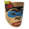 Image 2 : Vintage Stevie Charlie Signed First Nations Hand Carved & Painted Bear Mask