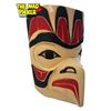 Image 2 : Vintage Stevie Charlie Signed First Nations Hand Carved & Painted Thunderbird Mask
