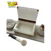 Image 2 : Hard To Find Ronson Quartz Smokers Station: Ashtray, Lighter, Pipe, & Cigarette Box