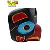 Image 2 : Vintage Stevie Charlie Signed First Nations Hand Carved & Painted Eagle Mask