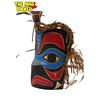 Image 2 : Vintage Stevie Charlie Signed First Nations Hand Carved & Painted Thunderbird Mask