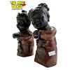 Image 5 : 2x Vintage Cast Metal Asian Figurines