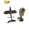 Image 1 : Vintage Smokers Collectibles: Airplane Pipe Holder & Canada Leaf Logo Lighter