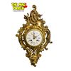Image 1 : Antique Japy Freres Gilt Porcelain Face Wall Clock