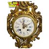 Image 2 : Antique Japy Freres Gilt Porcelain Face Wall Clock
