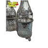 Image 3 : Vintage Plated Tantalus 3 Bottle Decanter Set