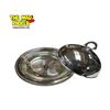 Image 7 : 6x Vintage Serving Set: Chaffing Dishes, Candy Bowl, Napkin Holder