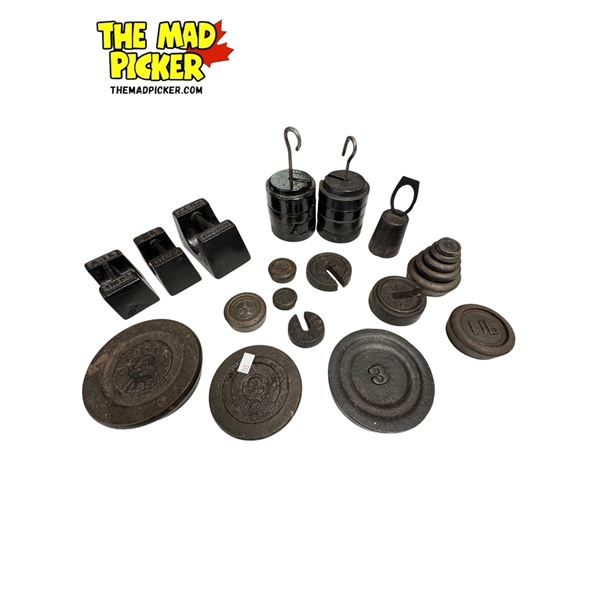 Assorted Vintage Scale Weights