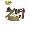 Image 1 : Assorted Military Collectibles: Bianchi X1115 Large, Joseph Lucas Lamp, First Aid Dressing, & More