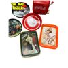 Image 2 : Assorted Vintage Coca-Cola Collectibles: Trays & Plastic Dispenser