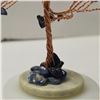 Image 3 : Lapis Lazuli With Jade Base Bonsai Tree